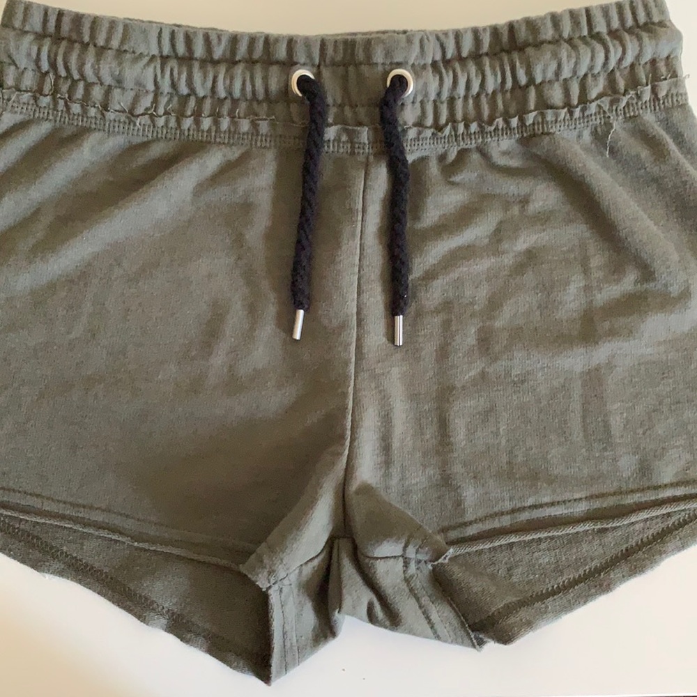 Green shorts